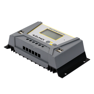 SUNEX Regulateur 12 В 24 В 48 В USB LCD Интеллектуальный 10A 20A 30A 40A 60A панель питания батареи PWM контроллер солнечного заряда - Product Image 2