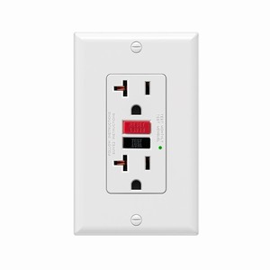 Thời Trang GFCI Tự Kiểm Tra GF 20amp Với Ổ Cắm Gfci 20a Được Liệt Kê Ul & Cul Ổ Cắm Song Công Gfi - Product Image 1
