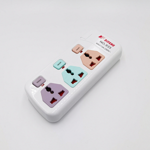 Rainbow Color Electrical <strong>Multi</strong> Switch <strong>Socket</strong> <strong>3</strong> Plug Power Outlet Extension <strong>Socket</strong> - Product Image 4