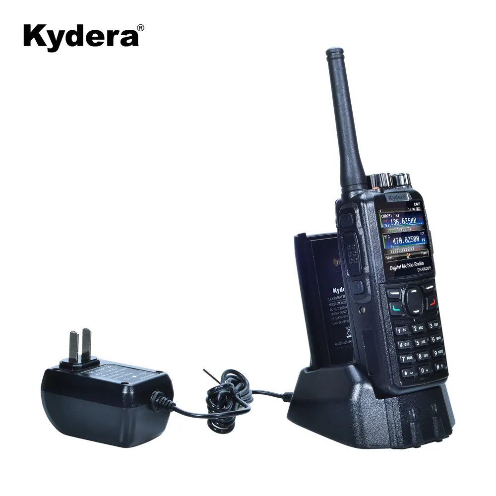 Funzione di ripetitore portatile dual band DMR VHF UHF radio DR-880UV walkie talkie 20km gama con il GPS di guida senza fili sistema di
