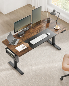 VASAGLE Electric Ergon omic Rising Computer tisch 70x160 x (72-120) cm 4 Höhen Speicher funktion Stehpult für das Home Office - Product Image 5
