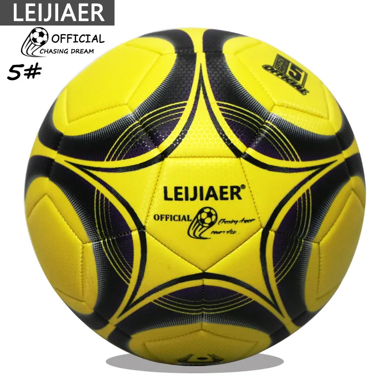 Leijiaer-كرة قدم قابلة للنفخ ، تصميم منقط, كرة قدم قابلة للنفخ ، مقاس 5 ، تصميم مخصص ، كرة قدم ، تصميم مطابق للحركة ، لعبة على شكل نقطة غير لامعة ، للبيع بالجملة ، لعبة على شكل حرف s ، لعبة التدريب على شكل كرة القدم من طراز (Leijiaer) على شكل كرة القدم ، تصميم عام
