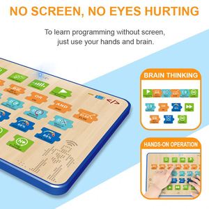 Samtoy Educational Tablet <strong>Programming</strong> Car Electronic Block STEM Science &amp; Engineering Toys Kids' Logic Thinking Musical <strong>Learning</strong> - Product Image 3