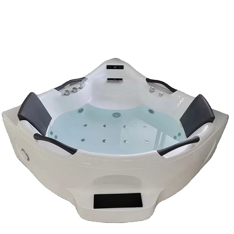 Secteur hydromassage acrylique spa une pièce blanc profond simple jupe accoudoirs coin tourbillons villa baignoires