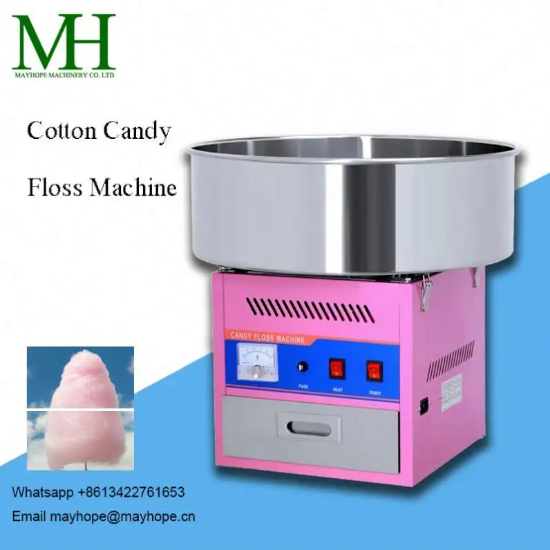 ماكينة صناعة حلوى القطن من Vevor ماكينة صناعة كتان وفلوس للاستخدام التجاري، غطاء ماكينة صناعة حلوى القطن