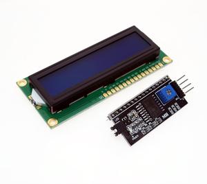 LCD1602A LCD-Anzeige modul mit 16x2 Zeichen und IIC-Schnitts telle Kompatibel mit Mega2560 Raspberry Pi 5V Blau Gelb Grün Bildschirm - Product Image 1