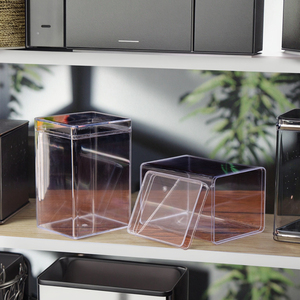 Con số hiển thị trường hợp Acrylic Hộp tinh thể PS nhựa trong suốt bong bóng Mart tủ trưng bày cho bánh quy trang trí hiển thị đứng - Product Image 5