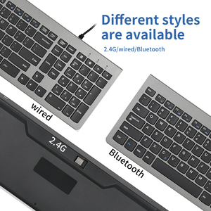 Combo de teclado y ratón con cable Bluetooth de 2,4 Ghz para oficina en casa 108 teclas Qwerty Azerty árabe. - Product Image 5