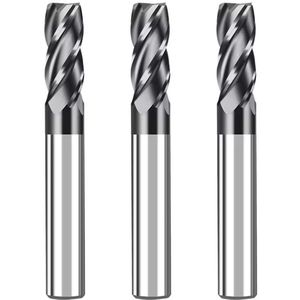 Hrc58 Tungsten Steel Carbide 4 Flutes End Mill with <strong>Weldon</strong> Shank CNC Milling Cutter Tool for Metal - Product Image 3