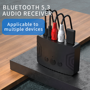BT5.3家庭桌面扬声器音频蓝牙接收器适配器高清声音低延迟USB u盘<span class=keywords><strong>RCA</strong></span> AUX 3.5毫米蓝牙音频接收器 - Product Image 2