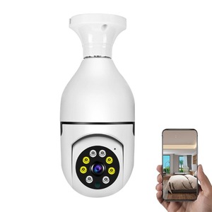 Беспроводная камера-монитор с лампочками, 1080P, Wi-Fi, камера безопасности, 2 Мп, поддерживает 2-стороннее Аудио, Интеллектуальное обнаружение движения и сигнализация, мобильное приложение - Product Image 3