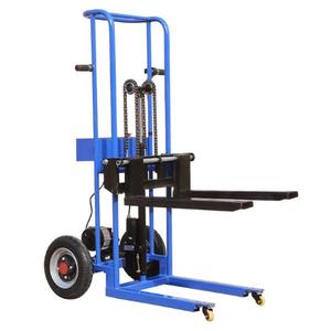400kg Small Portable <strong>Pallet</strong> Lift Fully Electric Stacker for Warehouse <strong>Loading</strong> <strong>Unloading</strong> Goods - Product Image 1