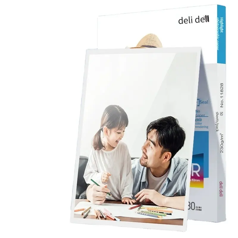 เครื่องพิมพ์อิงค์เจ็ทสีกระดาษภาพถ่าย Deli 11844 คุณภาพสูง