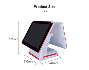 Escritorio Pos ordenador caja registradora pantalla táctil todo en uno sistema Pos máquina Terminal con escáner/impresora/cajón - Product Image 6
