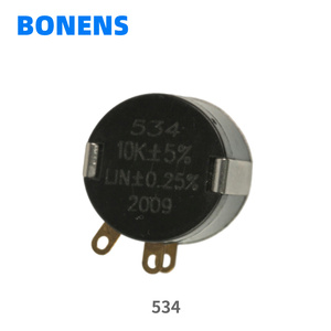 534 Multi-turn10 turn wirewound <strong>potentiometer</strong> Adjustable rotary <strong>potentiometer</strong> 5% <strong>linear</strong> 0.25% 2w <strong>potentiometer</strong> 10k ohm - Product Image 4