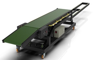 Transportador de carga y descarga Automático, contenedor, cargador de camiones, remolque móvil, transporte, cinta telescópica, transportador de camiones