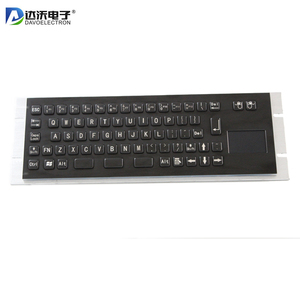 <strong>Compact</strong> IP65 Waterproof Kiosk Industrial <strong>Embedded</strong> Metal Keyboard With Touchpad Use for UAV Drone Ground Control Station - Product Image 6