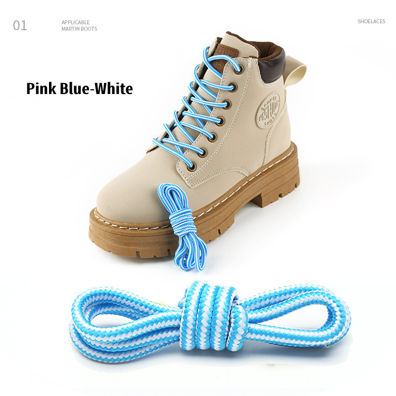 Pink blue-white