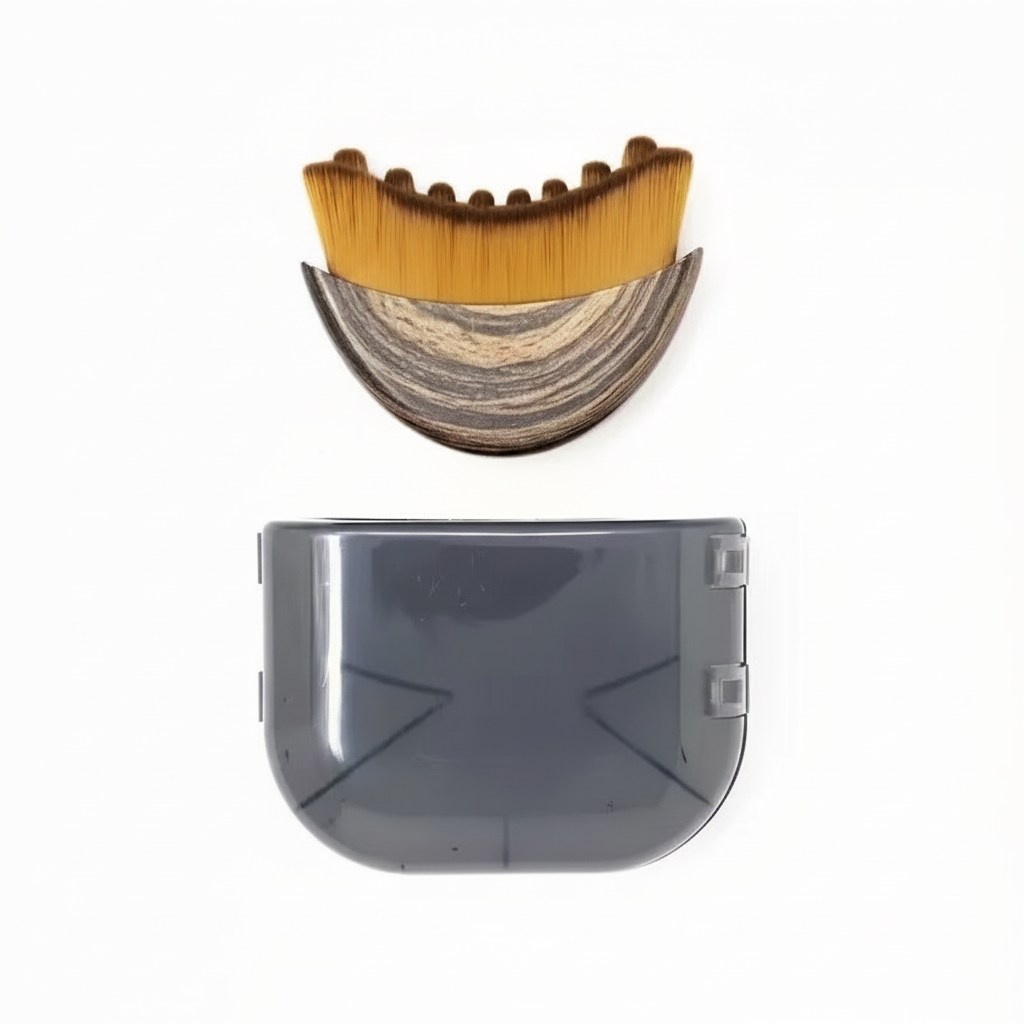 Brown large lymphatic brush organiser