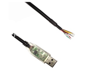 USB RS485 seviyesi seri UART dönüştürücü kablosu FTDI yonga seti 6 yollu tel uç soyulmuş kablo USB-RS485-WE-1800-BT görüntü t üzerinde rulo - Product Image 5