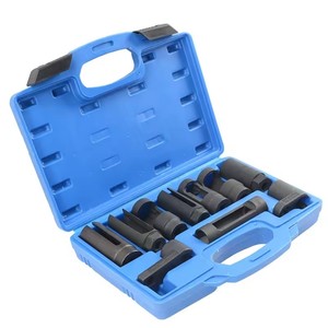 10 Pcs Oxygen <strong>Sensor</strong> Socket Set <strong>O2</strong> <strong>Sensor</strong> Socket Set Oxygen <strong>Sensor</strong> Removal Tool Pressure Sending Unit Socket Set 1/2in and 3/8in - Product Image 6