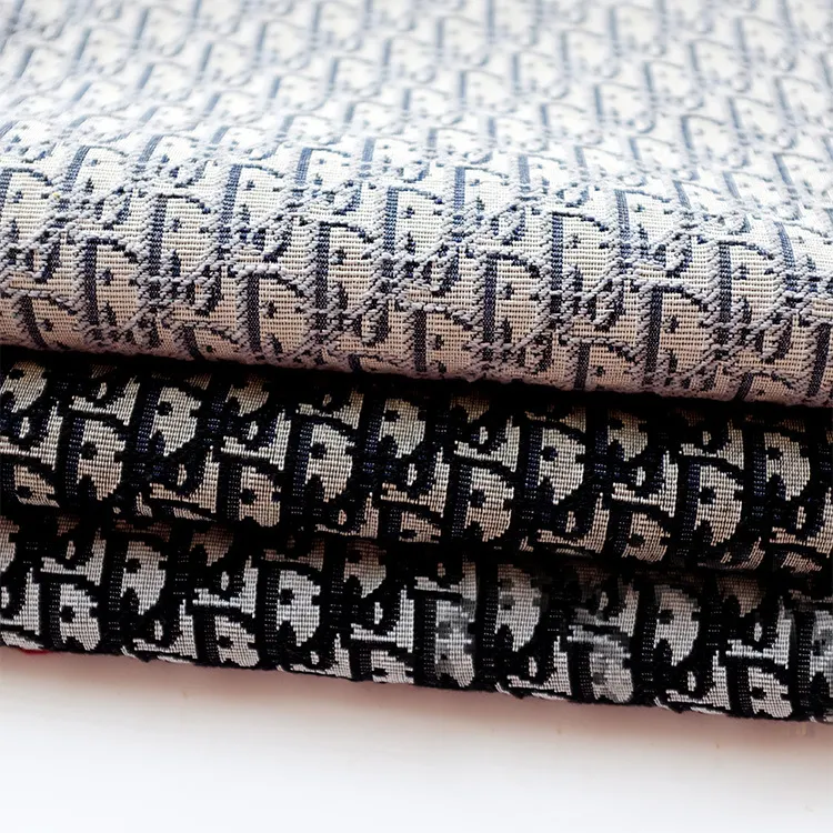 Designer Fabric monogram brocade fabric is durable and breathable with good quality fabric for bags, shoes, coats