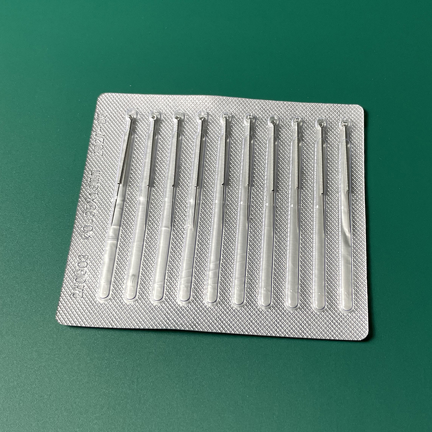 silver long needles/10 pieces
