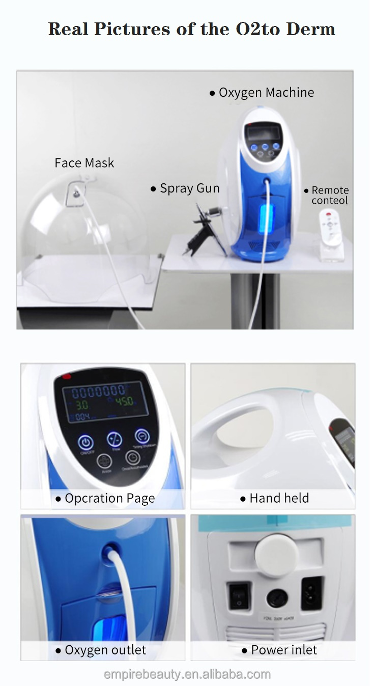 Korea Oxgyen Dome Face Care Machine Skin Care Equipment With Pdt Led Light Therapy Skin Rejuvenation Wrinkle Removal