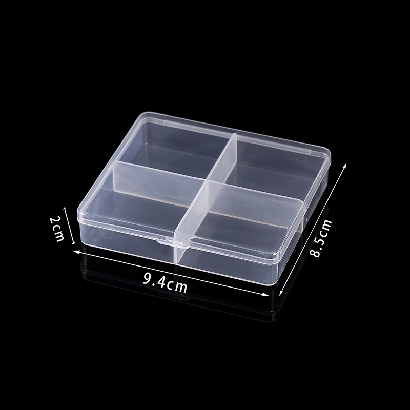 Large size, four compartments, 9.4*8.5*2CM