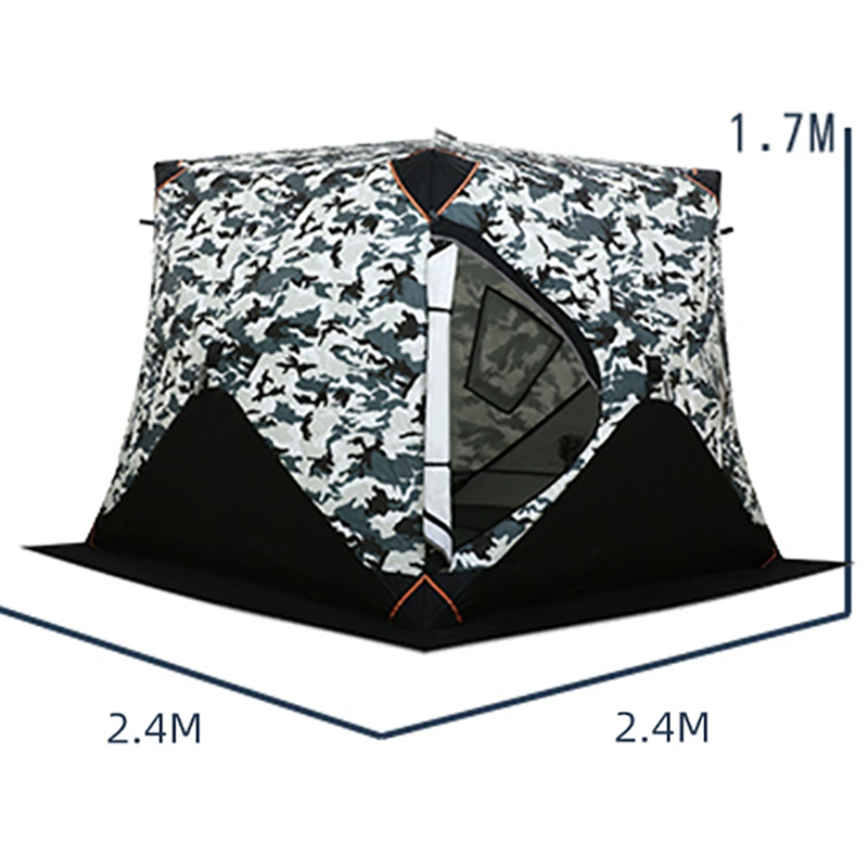 Modelo C Camuflaje 2.4*2.4 (1 chimenea de ventilación)