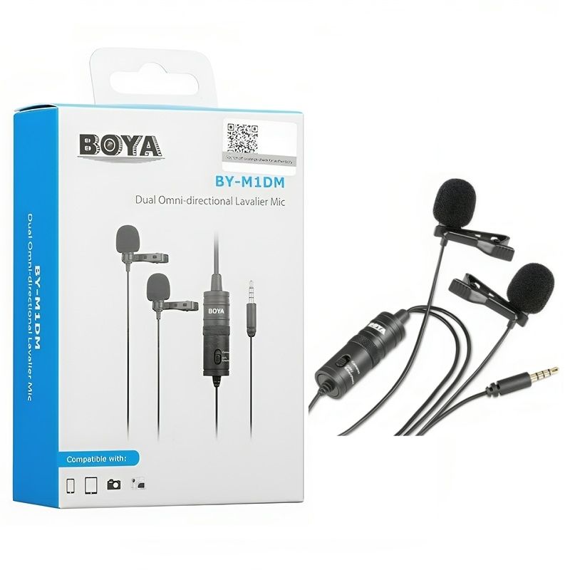 Microphone à pince à col BY-M1DM