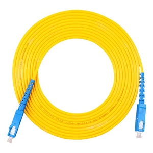 Tek modlu SC-SC 3m Fiber optik yama kablosu 1 çekirdek FTTH ve ağ G652D tek modlu Fiber cilalı UPC SC konnektörleri için kullanılır - Product Image 2