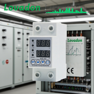 Control de relé de voltaje ajustable de AVP-63, Protector de sobrevoltaje, 230V, 63A, dispositivos de protección de sobrecorriente - Product Image 1