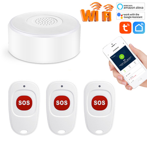 Alert <strong>System</strong> SOS Panic <strong>Button</strong> Home Safety Elderly Patient 433mhz SOS Bracelet <strong>Emergency</strong> Nurse Call Alert App <strong>Push</strong> Notification - Product Image 4