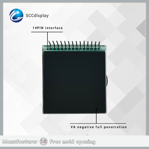 Modulo LCD con Display a 7 segmenti ad alto contrasto personalizzato con interfaccia a 14pin con tensione 5V schermo a tensione di piccole dimensioni - Product Image 2