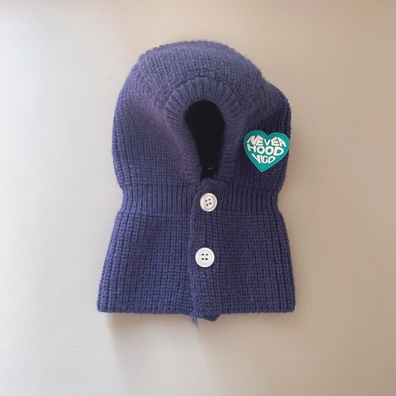 Chapeau bleu saphir
