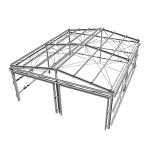 Sistema di scaffalatura mezzanino in acciaio resistente-piattaforma di stoccaggio a due livelli con scaffalature per Pallet e scala di sicurezza integrata - Product Image 3