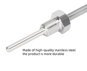 291 נירוסטה סוג k חוט thermocouple סוג k טמפרטורה חיישן טמפרטורה חישת חוט 1200c חיישן