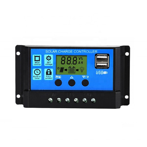 Factory Wholesale <strong>10A</strong> 20A <strong>30A</strong> 12V 24V 48v Auto Adapt <strong>Pwm</strong> Solar Charge <strong>Controller</strong> - Product Image 1