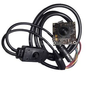 Effio-e 1/3 "CCD 700TVL闭路电视模拟板摄像机印刷电路板，带3.7毫米针孔镜头BNC 32x32mm毫米微型摄像机模块4140 + 672/ - Product Image 4