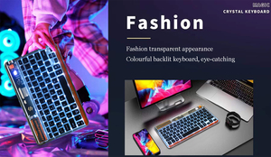 Teclado retroiluminado Delgado BT Rgb para Ipad teléfono móvil Pc portátil con teclado inalámbrico Universal IOS/Windows/Android - Product Image 5