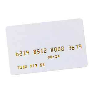Automatische RFID-Kartencode-Präge-und Karten kipper maschine PVC-Karten-Heiß präge maschine