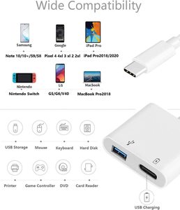 2 in 1 <strong>Usb</strong> C Hub OTG Adapter Is Applicable to Notebook <strong>Computer</strong> <strong>Android</strong> Smartphone Tablet <strong>Computer</strong> Usb3.0 - Product Image 6