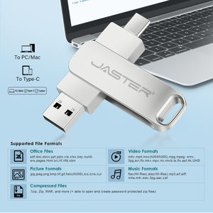 Döner 2 in 1 tip c Usb bellek sürücüler 3.0 2.0 8Gb 16Gb 32Gb 64Gb 128Gb Usb C Memory Stick döner FlashDrive kalem sürücü - Product Image 3