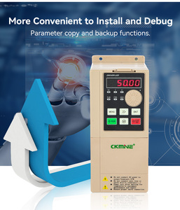 CKMINE Unidad de frecuencia variable 5.5kW 5000W 7.5HP Motor VFD Inversor AC 380V Convertidor de control de velocidad para máquina generadora - Product Image 6