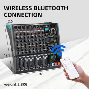 Depusheng PA8 MP3 <strong>Computer</strong> Input Built-in 99 Reverb Effect 8 Channel Digital Professional <strong>Audio</strong> Mixer