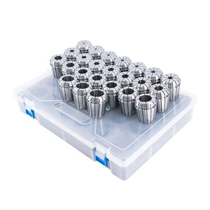 机床DIN6499B夹紧夹头ER弹簧夹头ER40 23pcs带塑料盒ER40夹头套装 - Product Image 1