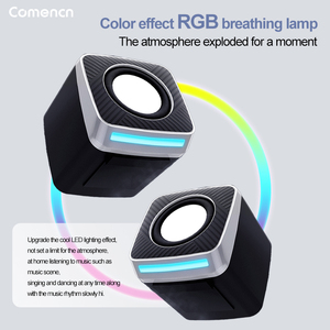 Altavoces de ordenador para juegos, PC de escritorio, ordenador portátil, Mac, altavoces Woofer, Bluetooth, USB, entradas AUX de 3,5mm, luces RGB - Product Image 2