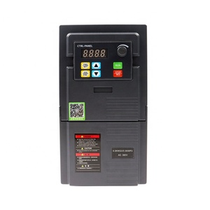 0.4KW tipo económico vfd fase única entrada y salida de fase de 220V para control de velocidad del motor