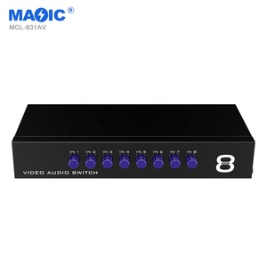 Bi Directional AV RCA Audio Video <strong>Switch</strong> Converter 8 <strong>Input</strong> <strong>1</strong> Out USB <strong>KVM</strong> <strong>Switch</strong> for Monitors